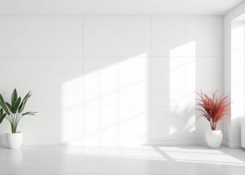 lamele ścienne białe